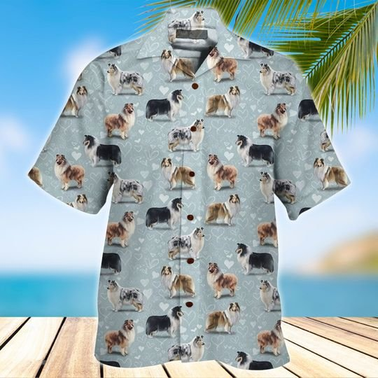 Rough Collie Hawaii Shirt Unisex Adult Ha76495