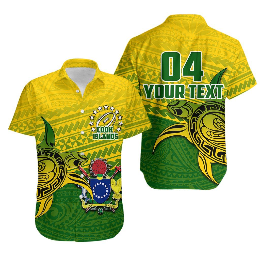 Cook Islands Rugby Turtle Polynesian Hawaii Shirt Ha91944