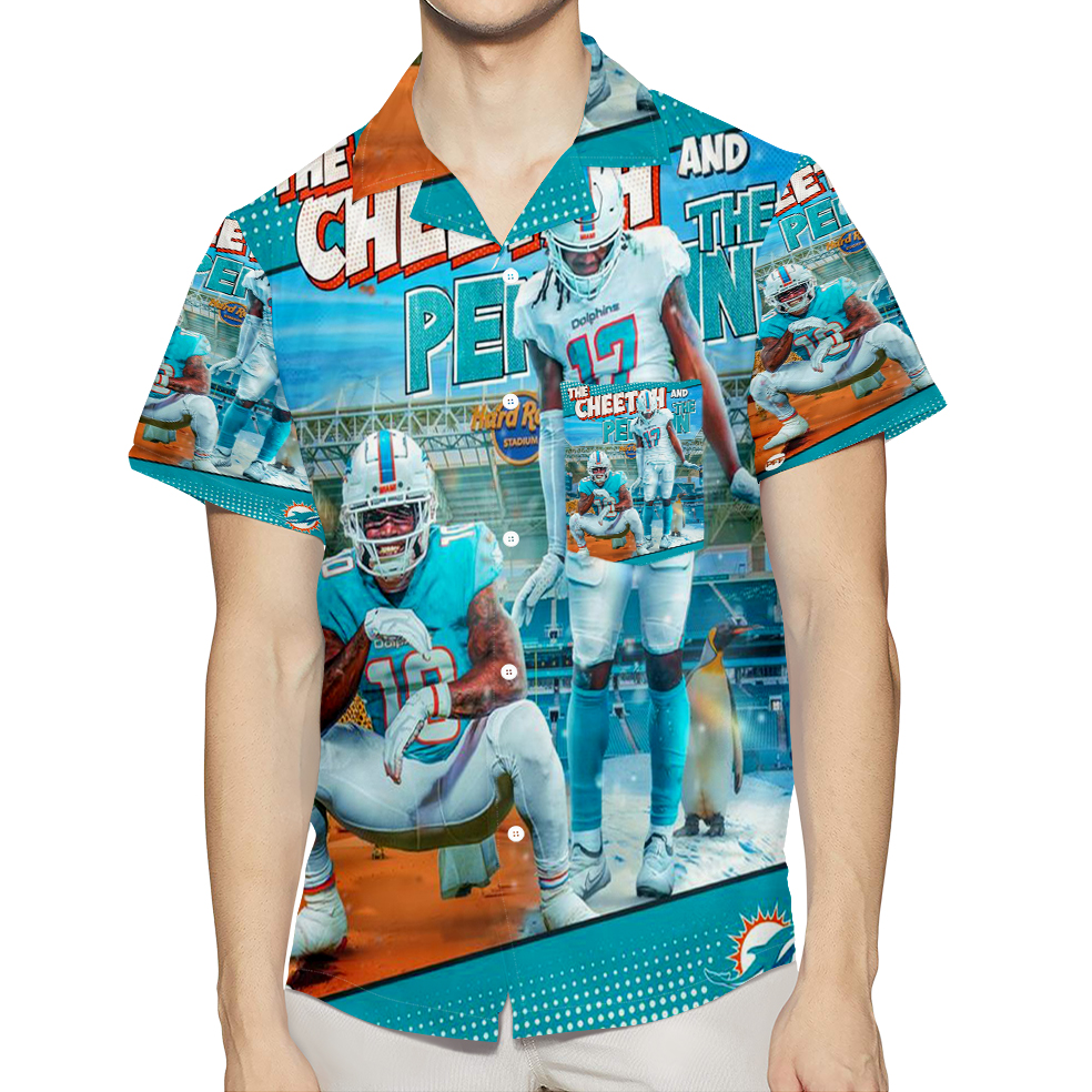 Miami Dolphins Players1 3D All Over Print Summer Beach Hawaiian Shirt With Pocket