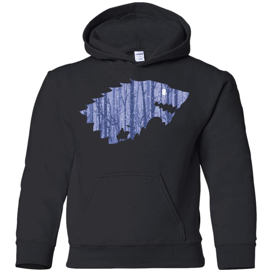 Wolf Of Winter Youth Hoodie