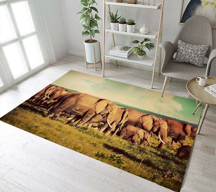 African Elephant Rug JJPCGA HNHHBN