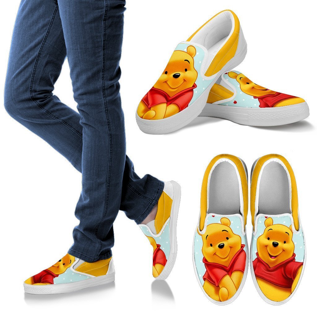 Winnie The Pooh Slip On Shoes Fan Gift Idea