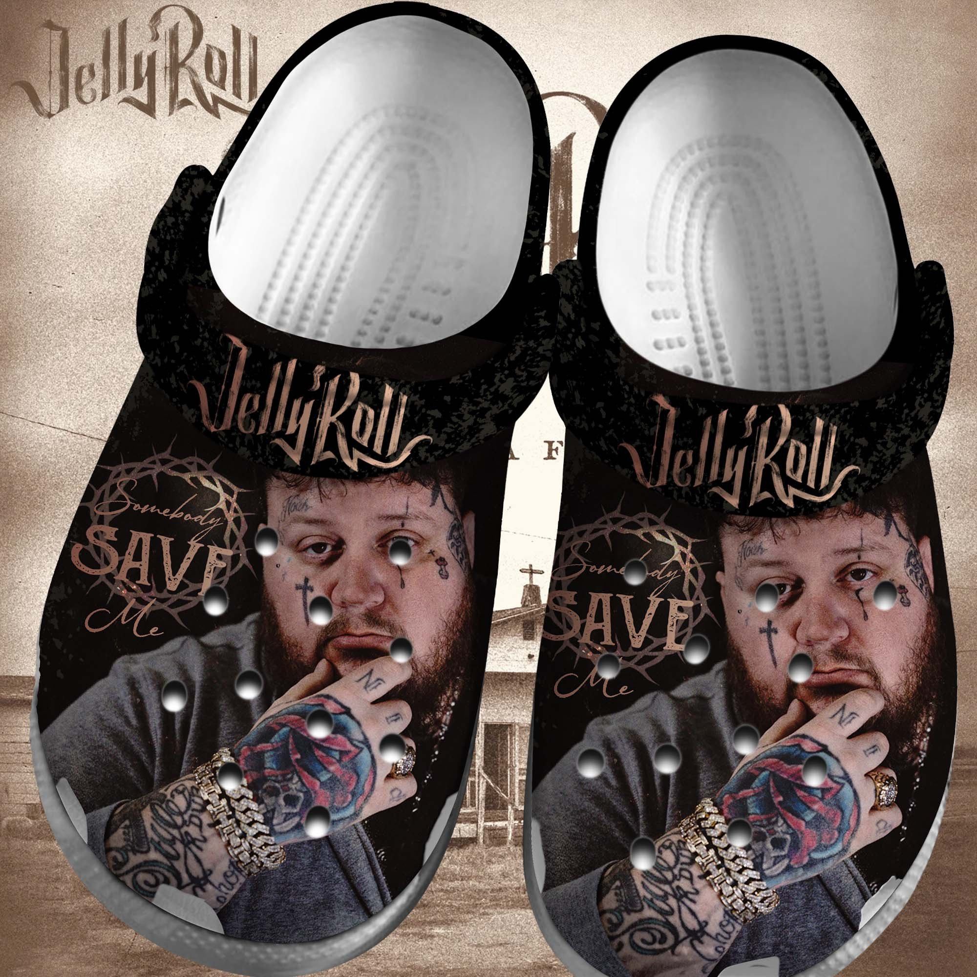 Jelly Roll Singer Music Crocss Clogs For Men Women And Kid J3Noc0Is