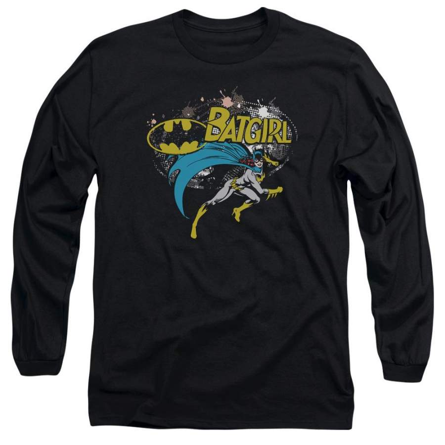 Batman – Batgirl Halftone Long Sleeve Adult 18/1