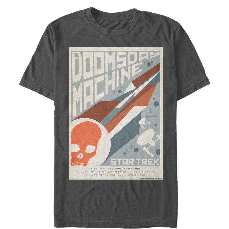 Star Trek Men’s Doomsday Machine Episode Poster  T Shirt