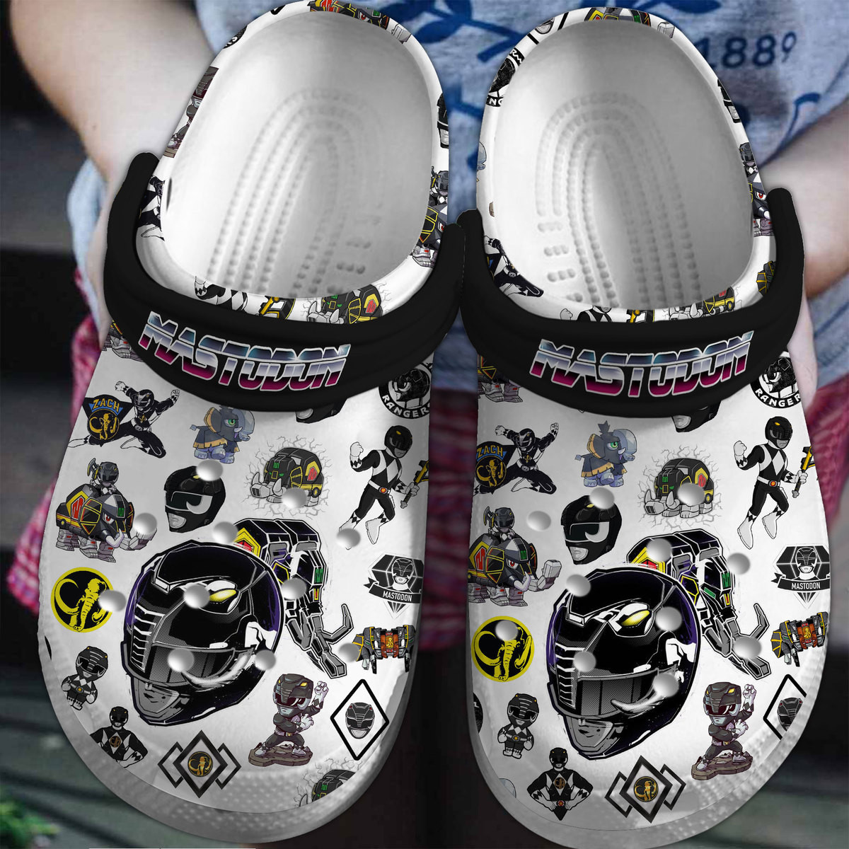 Power Rangers Movie Crocss Clogs For Men Women And Kid Bm1411-1608