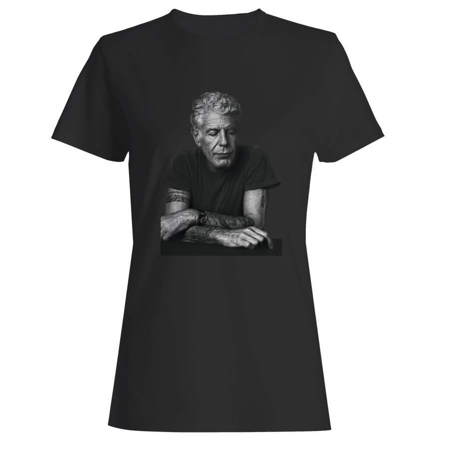 Anthony Bourdain Celebrity Chef Woman’s T-Shirt