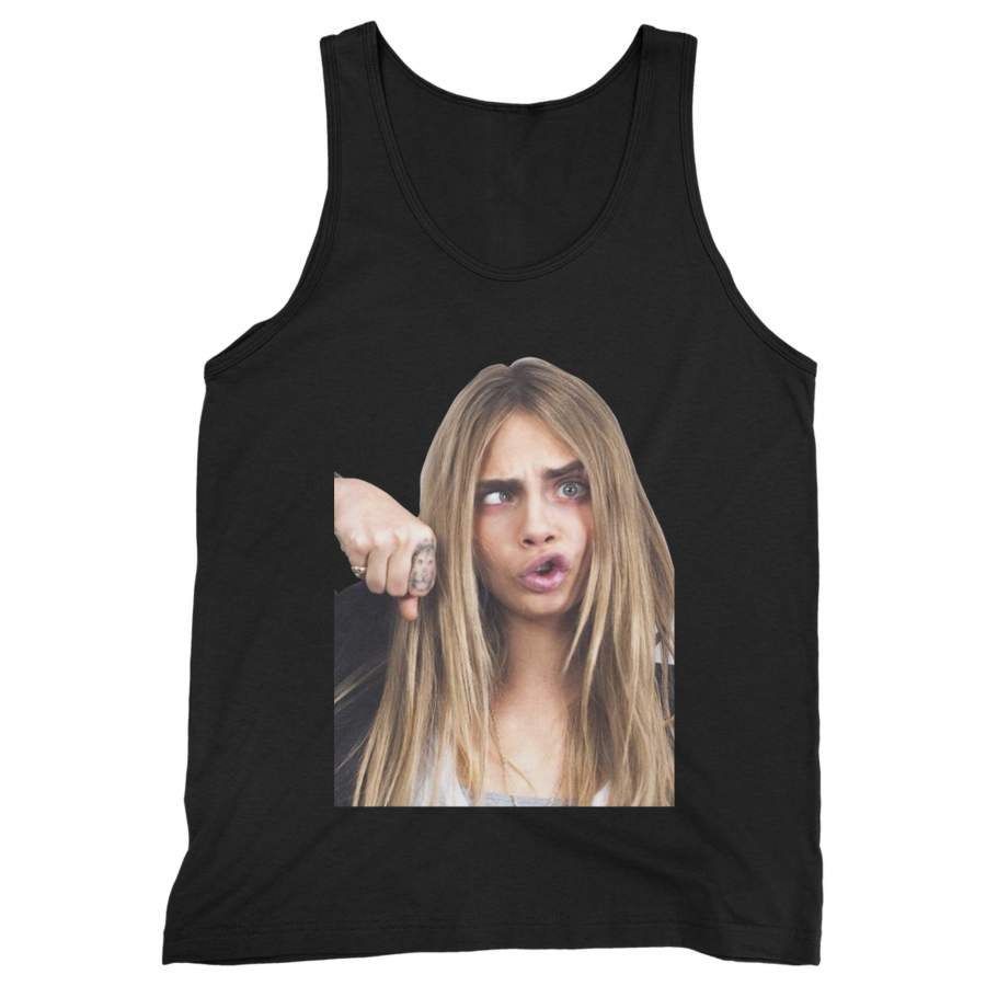 Cara Delevingne Crazy Man’s Tank Top