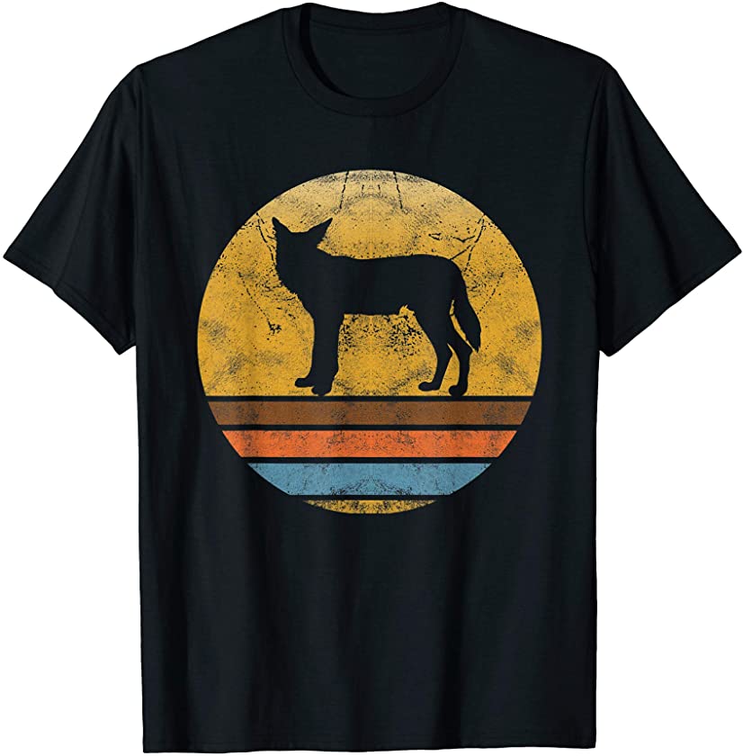 Retro African Wild Dog Animal Vintage Style Love Gift T-Shirt