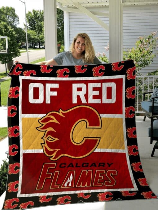 Calgary Flames 1 Quilt Blanket A95