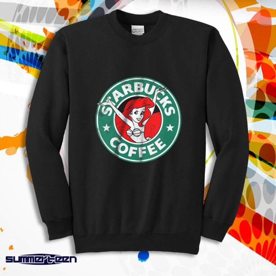 Ariel Starbucks Men’S Sweatshirt T-Shirt