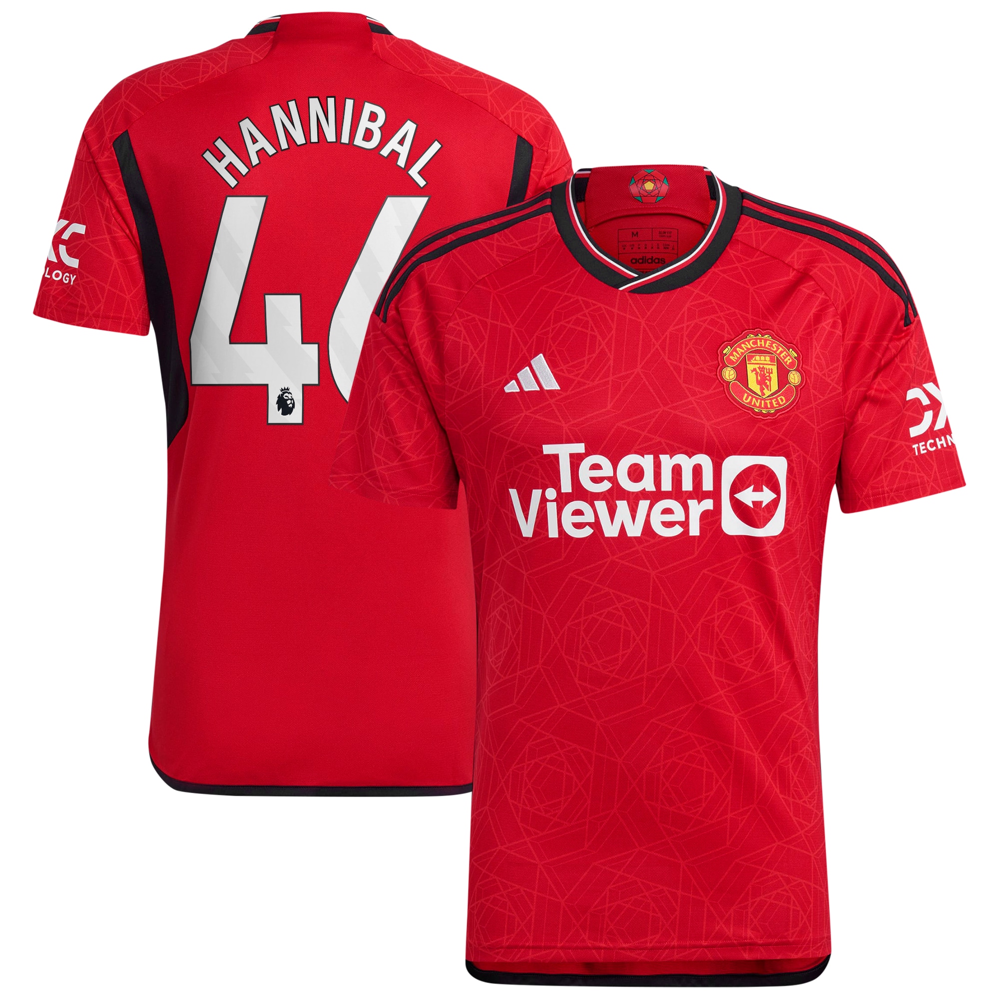 Hannibal Mejbri Manchester United Replica Player Jersey  Red