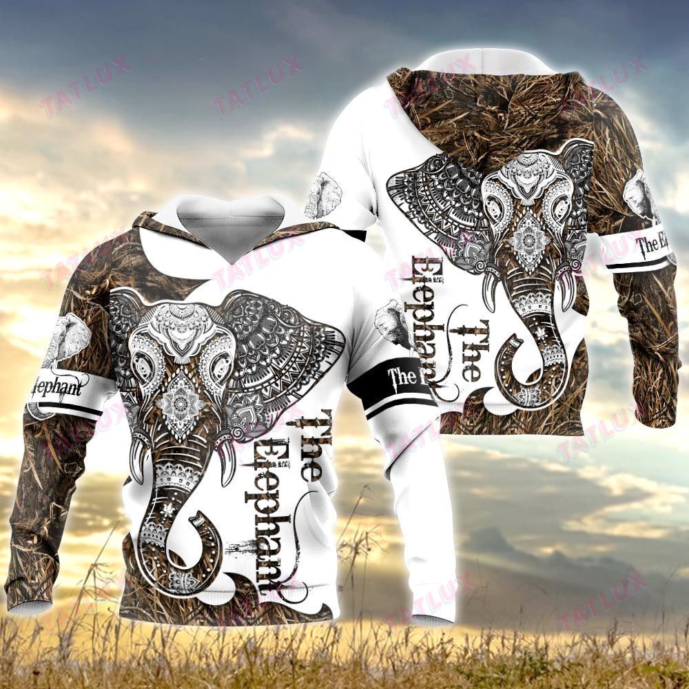 Wild Animal Face Elephant 3D All Over Printed Shirt, Sweatshirt, Hoodie, Bomber Jacket Size S – 5Xl