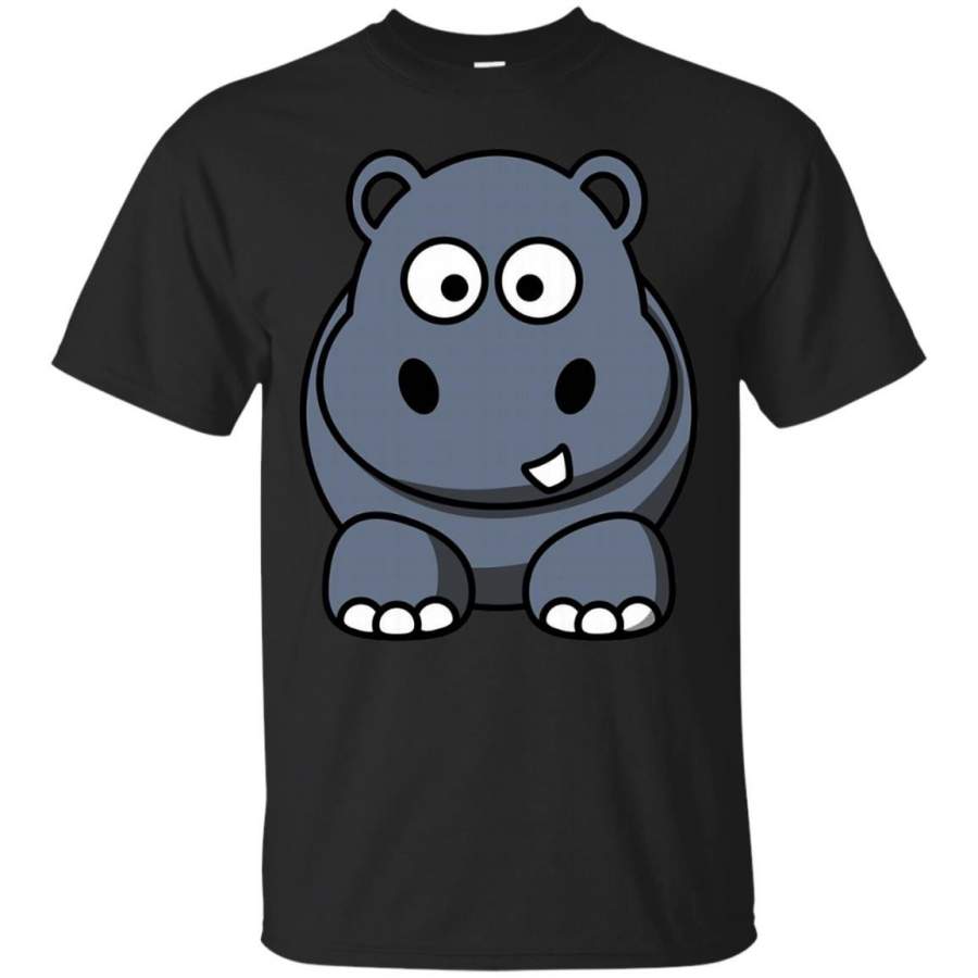 AGR Hippo T-shirt I Love Hippopotamus Zoo Animal Water