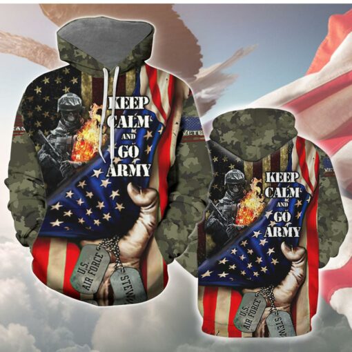 Proud To Be An Us Army Veteran 3D All Over Print Shirts For Men & Women, Happy Veteran Memorial 3D Shirts, Veteran Day