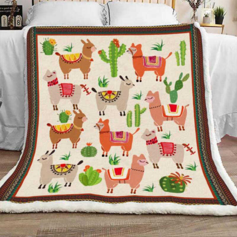 Llama Sherpa Blanket JR1403 78O42