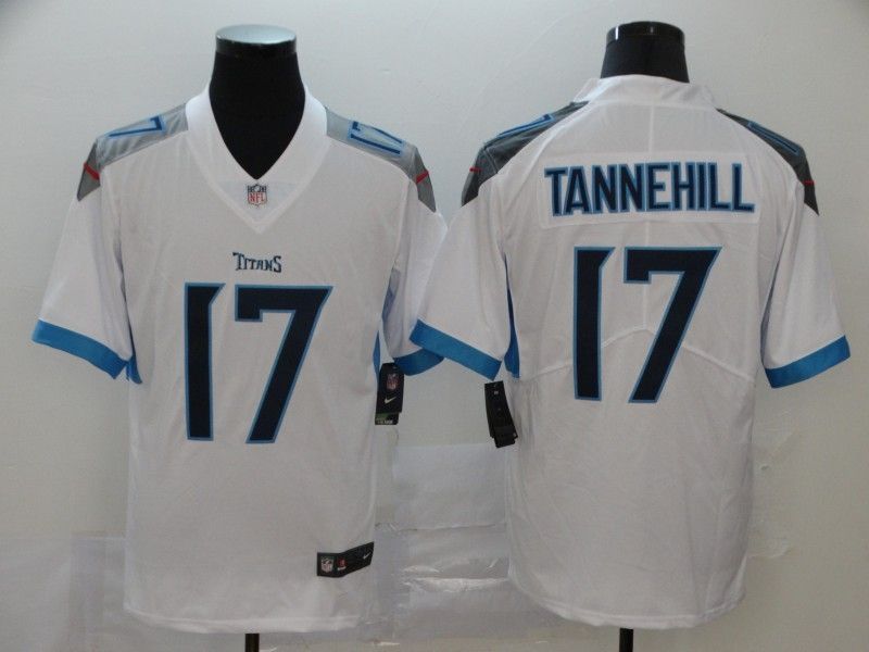 Tennessee Titans Ryan Tannehill #17 NFL 2020 White Jersey