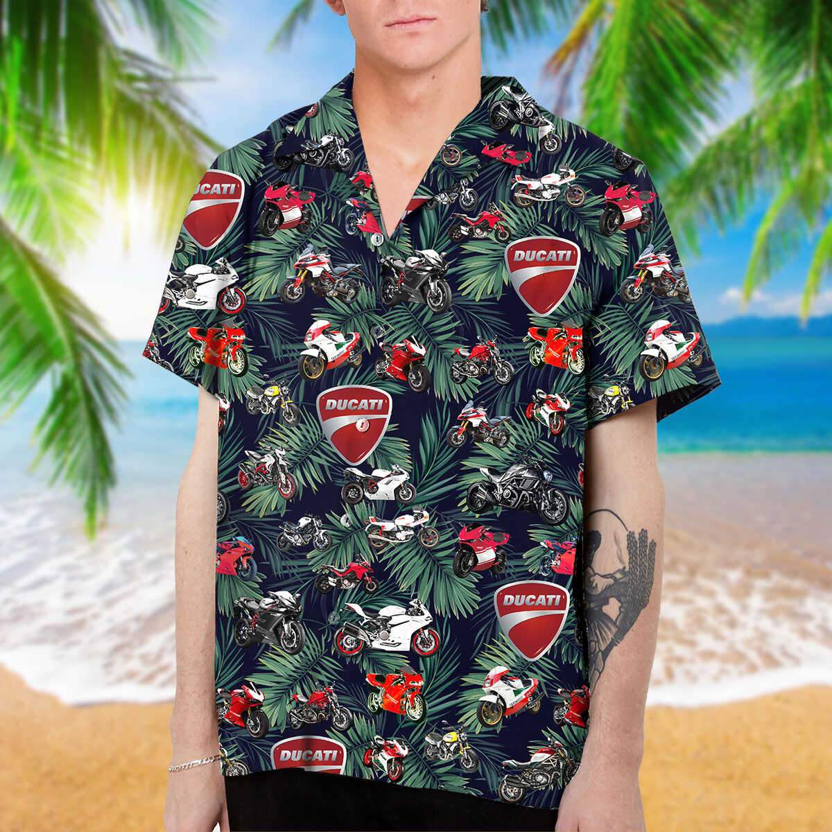 Ducati Collection Art Hawaii Shirt Ha86976