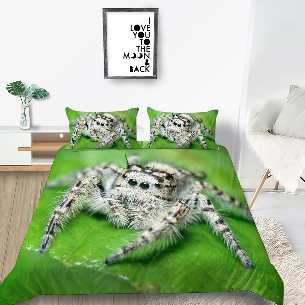 Best3D Spider Print Bedding Set Bedroom Home Decoration Down Quilt Cover Pillowcase Bedding Duvet Covers