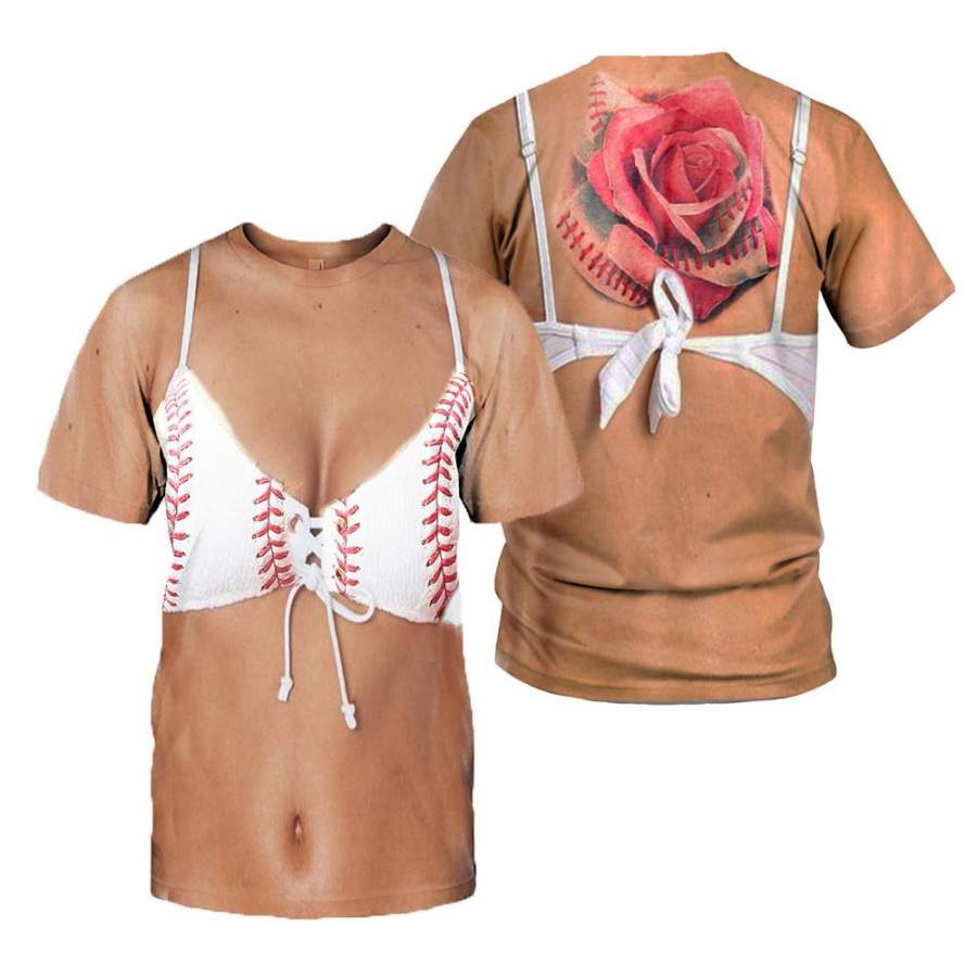 Baseball 3D All Over Printed Shirts For Men And Women 05