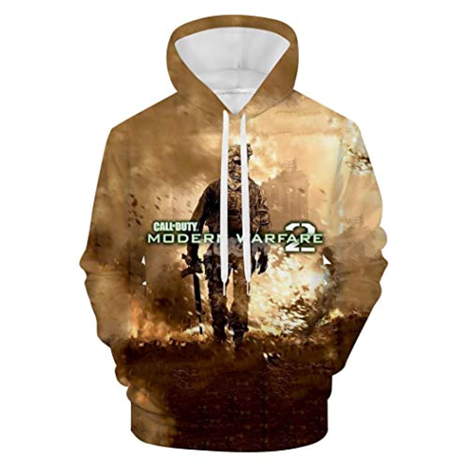 Call of Duty Hoodie – Modern Warfare 2 3D Full Printed Hoodie Pullover Sweatshirt with Front Pocket