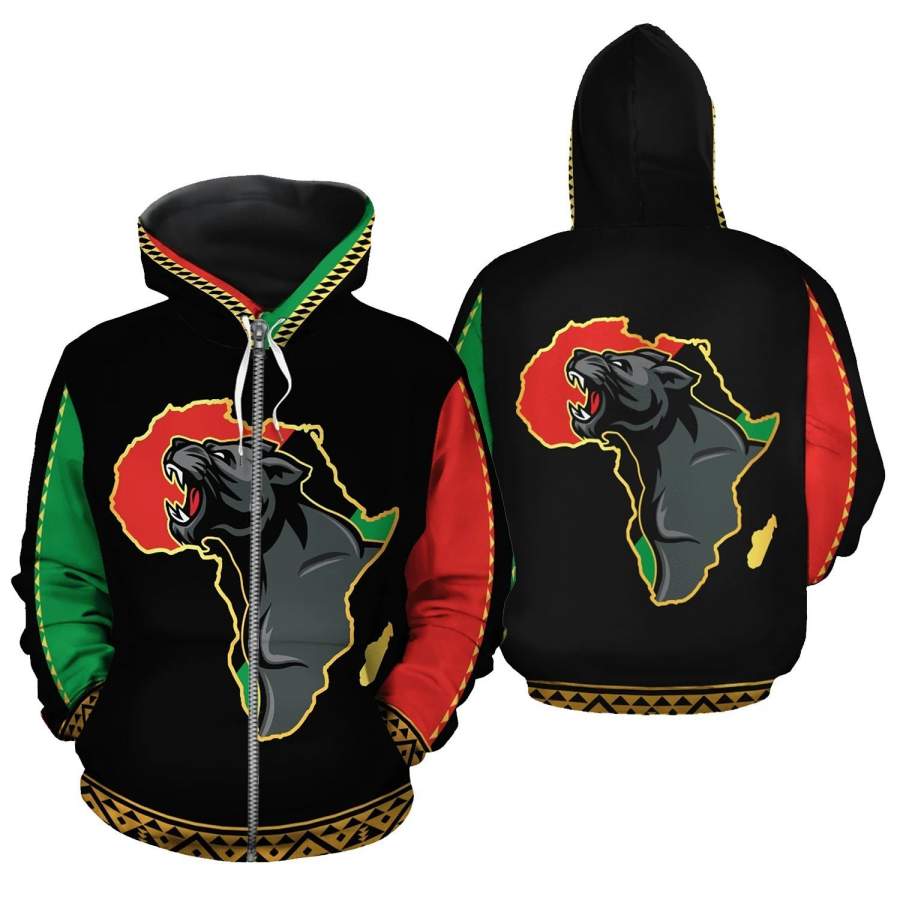 African Zip-Up Hoodie – Panther Africa 11