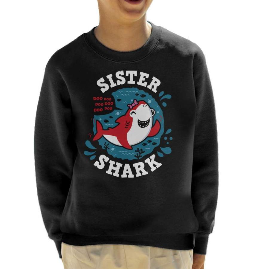 Baby Shark Family Sister Kid’s Sweatshirt