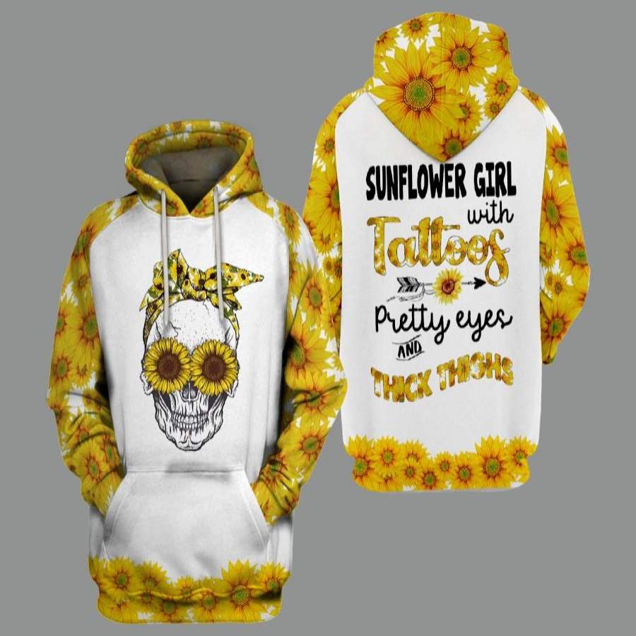 Sunflower Girl Unisex Hoodie LH