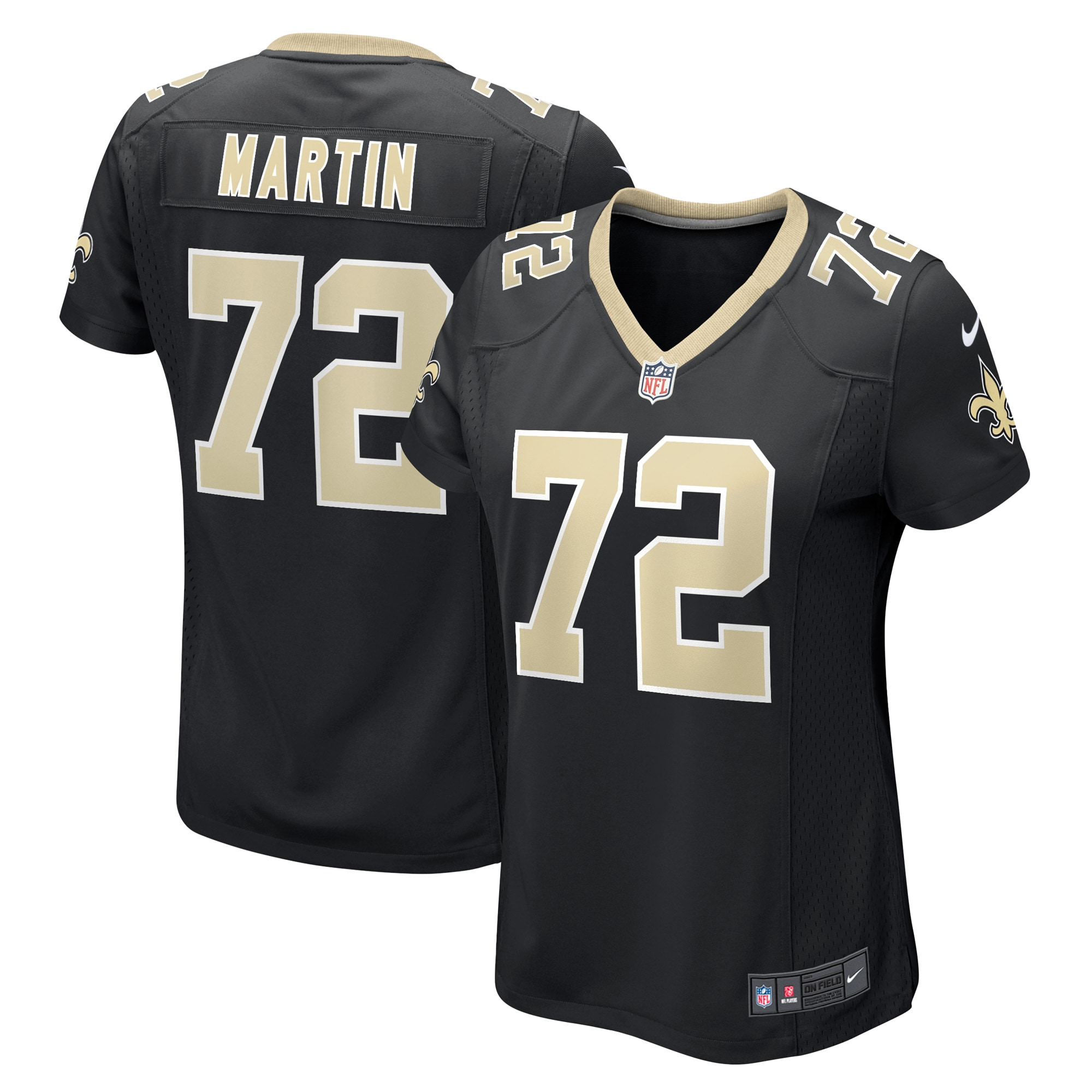 Nick Martin New Orleans Saints Women's Game Player Jersey – Black