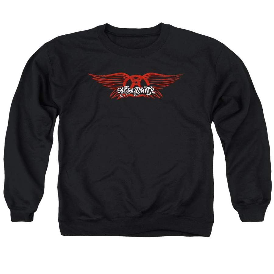 Aerosmith – Winged Logo Adult Crewneck Sweatshirt