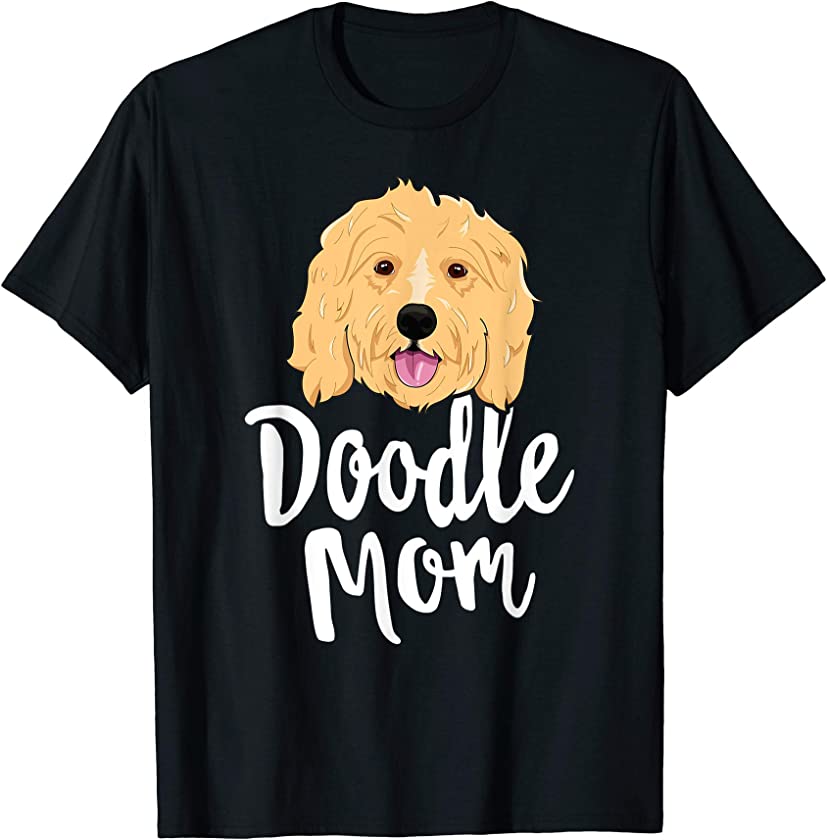 Doodle Mom T-Shirt Women Goldendoodle Dog Puppy Mother T-Shirt