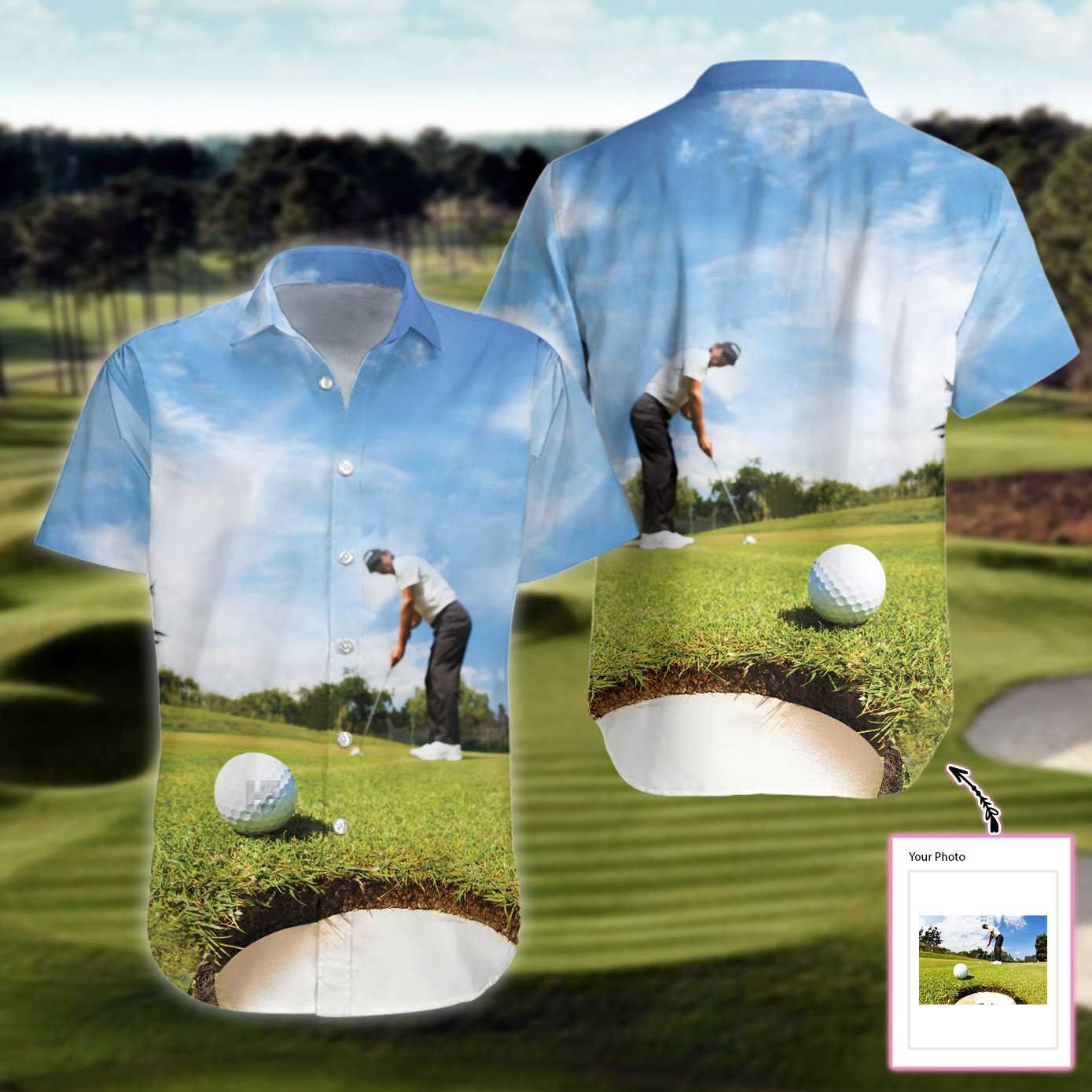 Beach Shirt Felacia [Hawaii Shirt] Photo Golfer Customize Photo -Zx14421