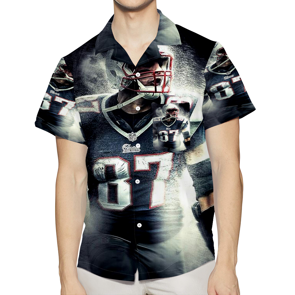 New England Patriots Stephen Gostkowski2 3D All Over Print Summer Beach Hawaiian Shirt With Pocket