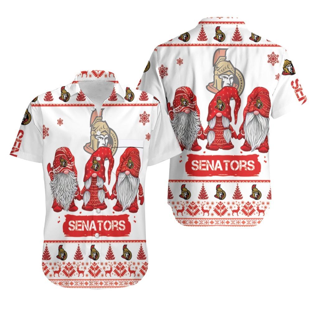 Christmas Gnomes Ottawa Senators Ugly Sweatshirt Hawaii Shirt Ha85352