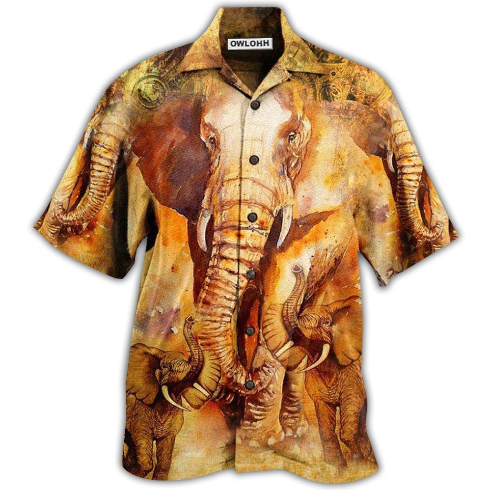 Elephant Born To Be The Biggest Hawaii Shirt Ha81042