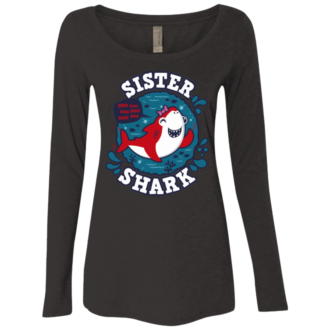 Shark Family Trazo – Sister Women’S Triblend Long Sleeve Shirt