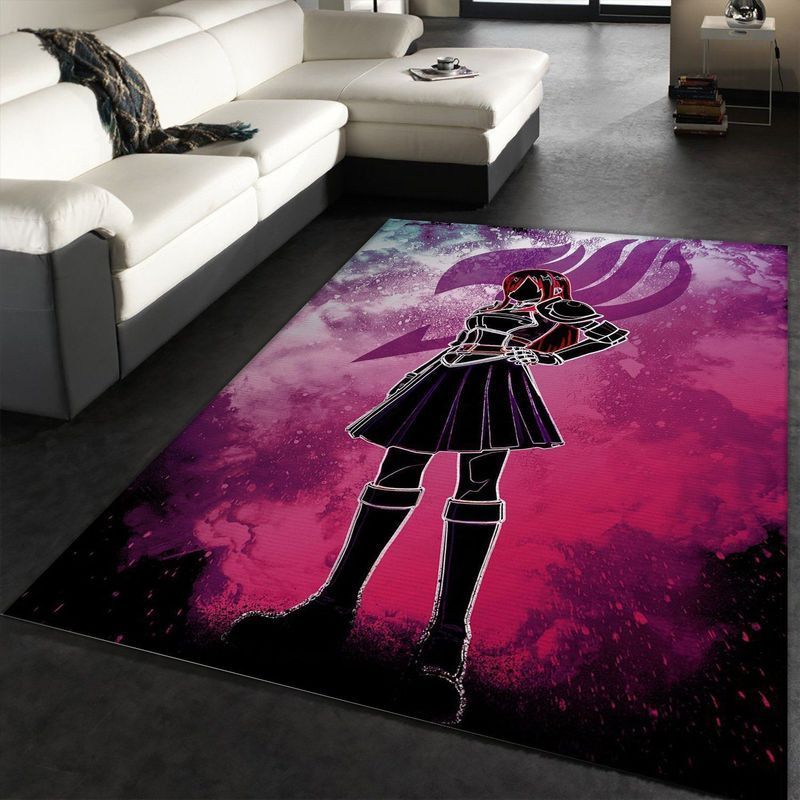 Fairy Tail Erza Scarlet Soul Of Titania Area Rug Carpet Kitchen Rug Christmas Gift Us Decor