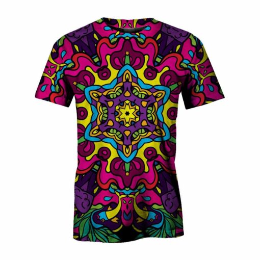 Hippie Psychedelic Art Pattern 3D All Over Printed Shirts For Men And Women, Gift For Hippie Lover, Hippie Soul