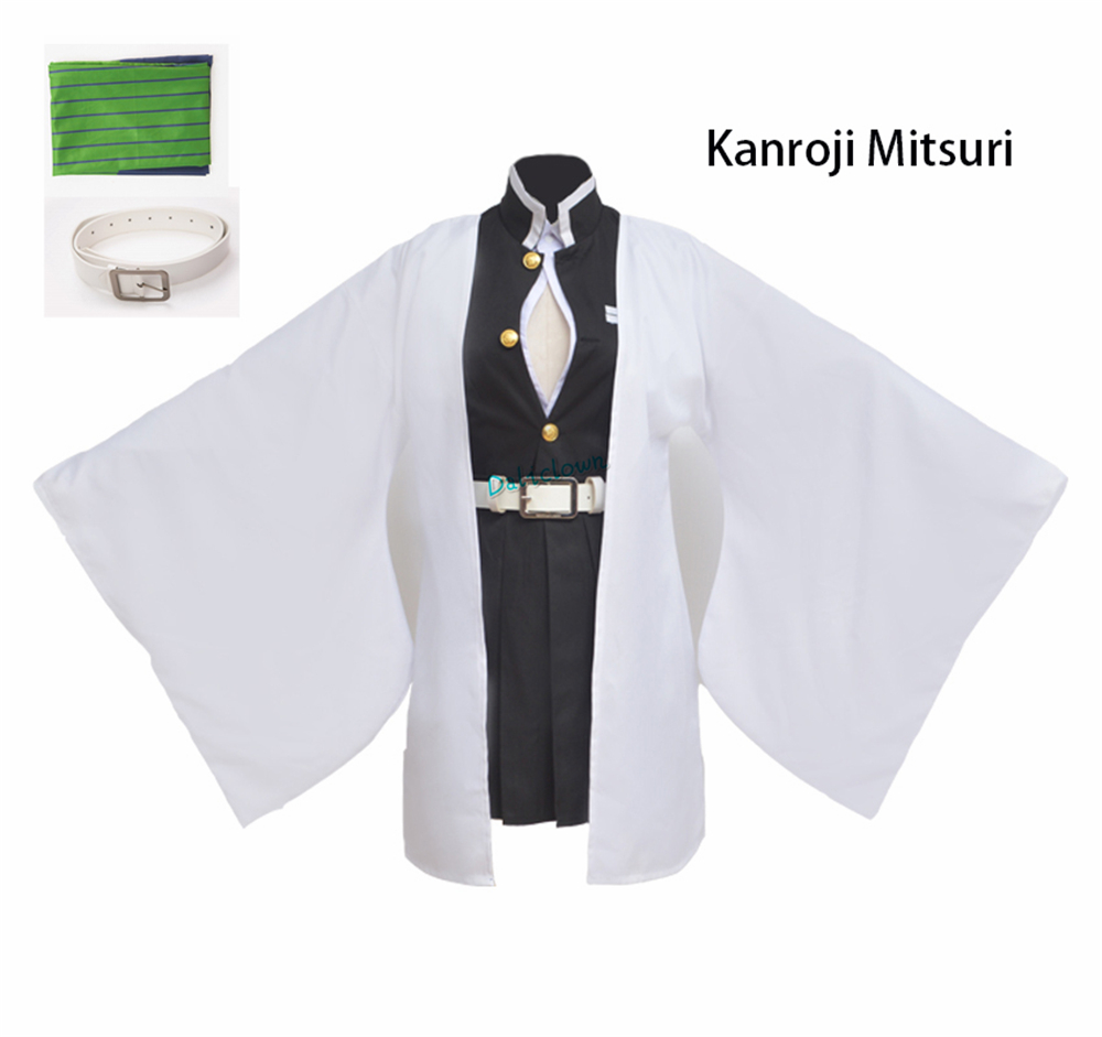 Anime Demon Slayer: Kimetsu No Yaiba Zenitsu Giyu Tanjirou Kamado Nezuko Cosplay Women Kids Men Kimono Uniform Cosplay Costume alx