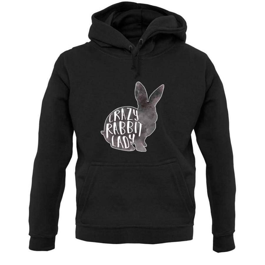 Crazy Rabbit Lady Unisex Hoodie