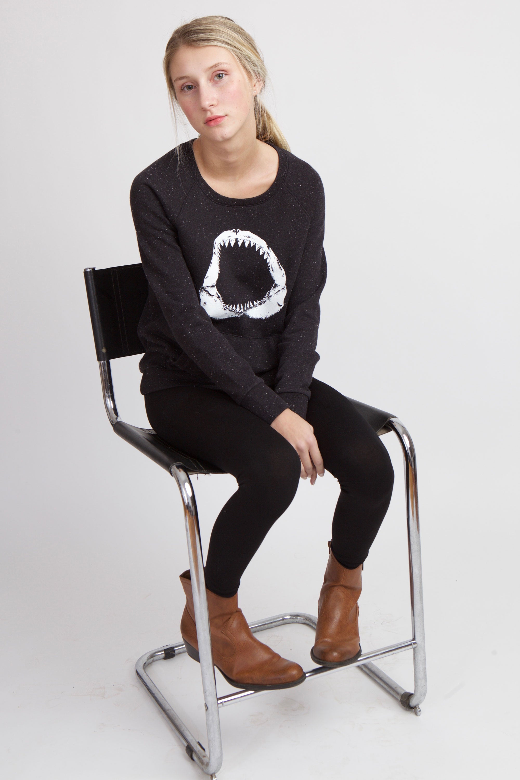 Women’S Organic Shark Tooth Sweatshirt