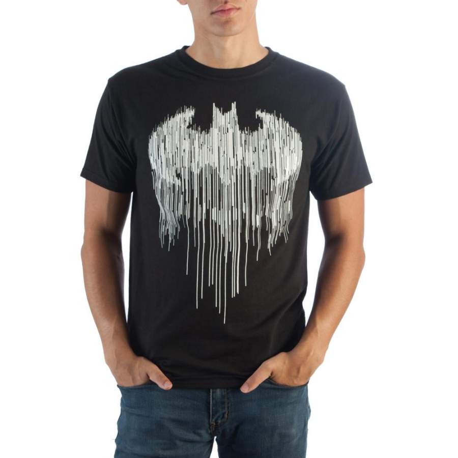 Warner Bros Batman Batman Line Drip Mens T Shirt