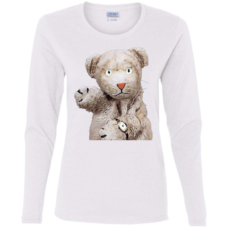 AGR Daniel Striped Tiger – Mr Rogers Ladies’ Cotton LS T-Shirt