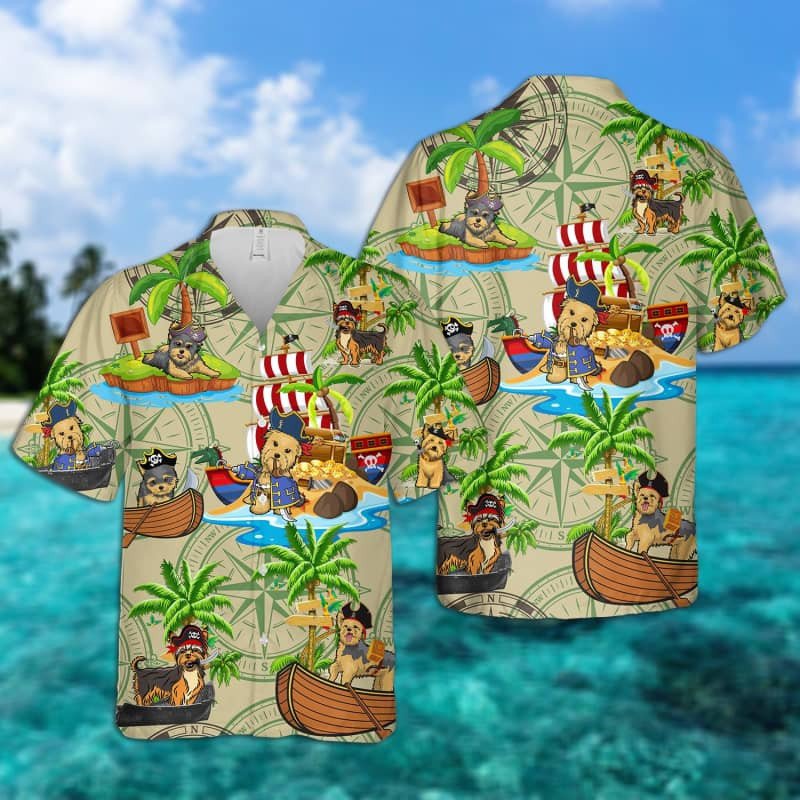 Felacia Yorkie Pirates Hawaii Shirt Ha1613