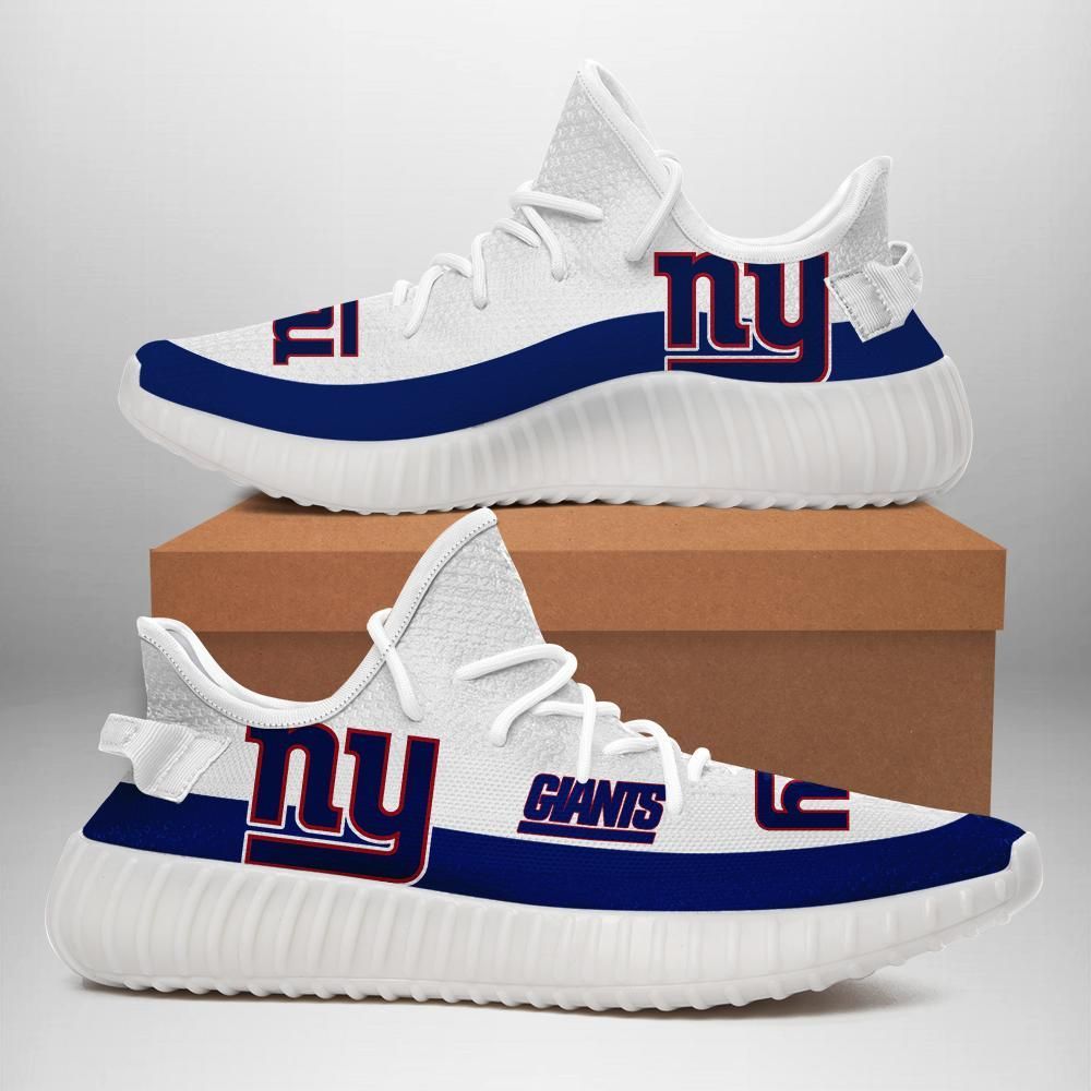 New York Giants Custom Shoes Sport Sneakers New York Giants Yeezy Boost 350