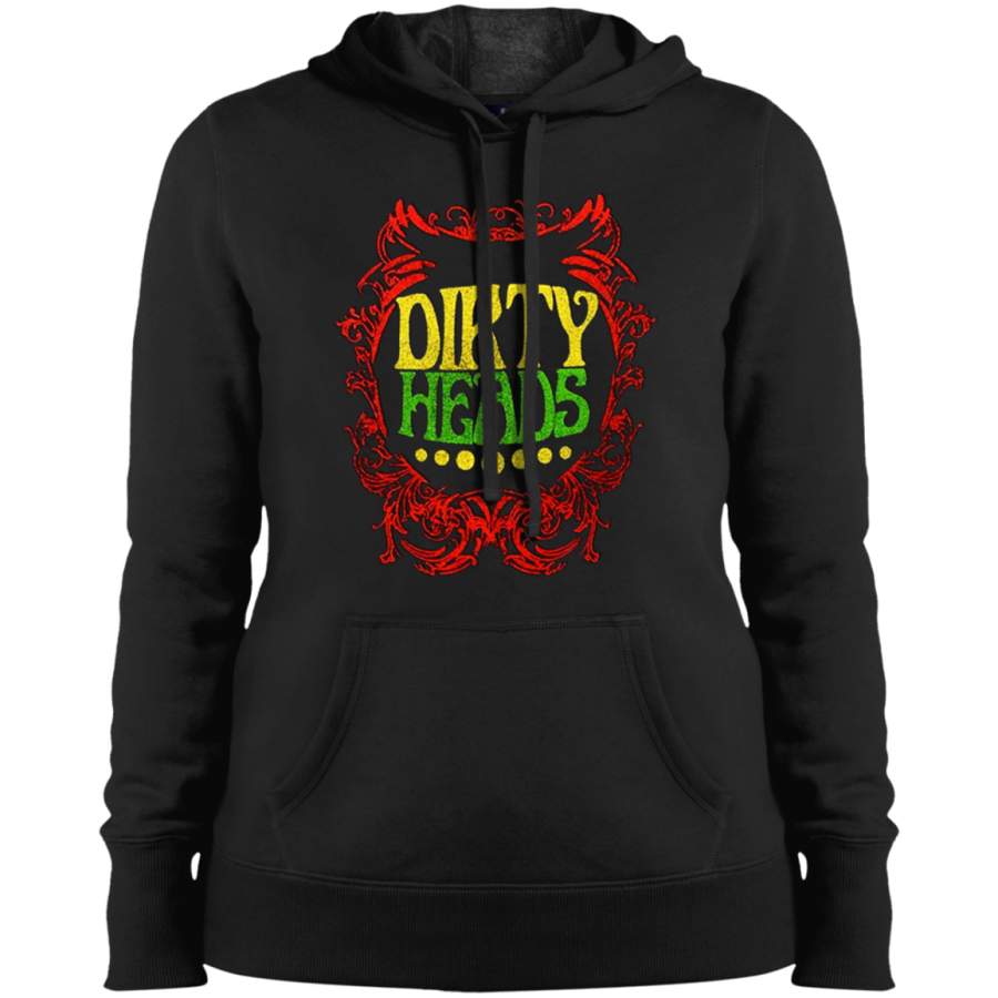 Dirty Heads – Womens Rasta Border Ladies Pullover Hoodie