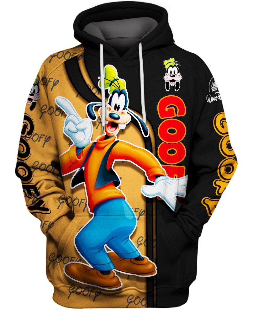 Goofy Gifts Goofy Dog Hoodie Sweatshirt 3D Goofy Cartoon Hoodie Gift For Kid, Gift For Her, Gift For Him