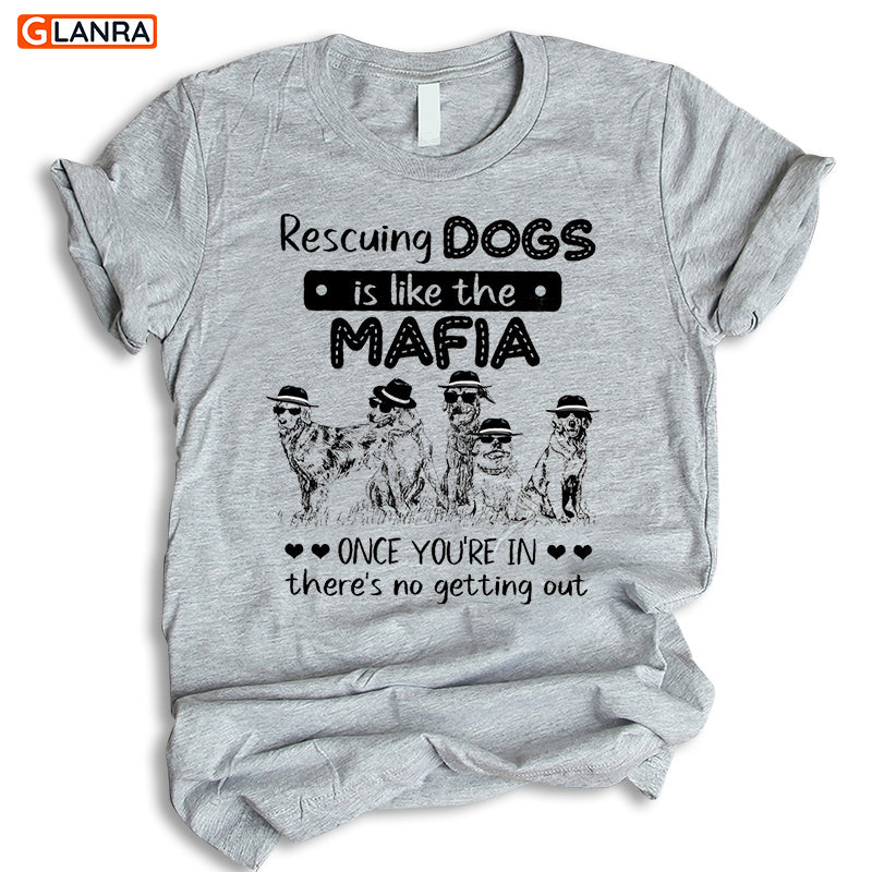 Rescuing Dogs Is Like The Mafia Shirt, Funny Dog Shirt, Gift For Dog Lovers, Rescue Dog Shirt, Dog Hoodie, Pet Lover Gift