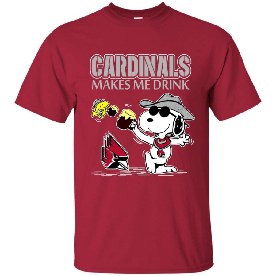 Ball State Cardinals Make Me Drinks T Shirt