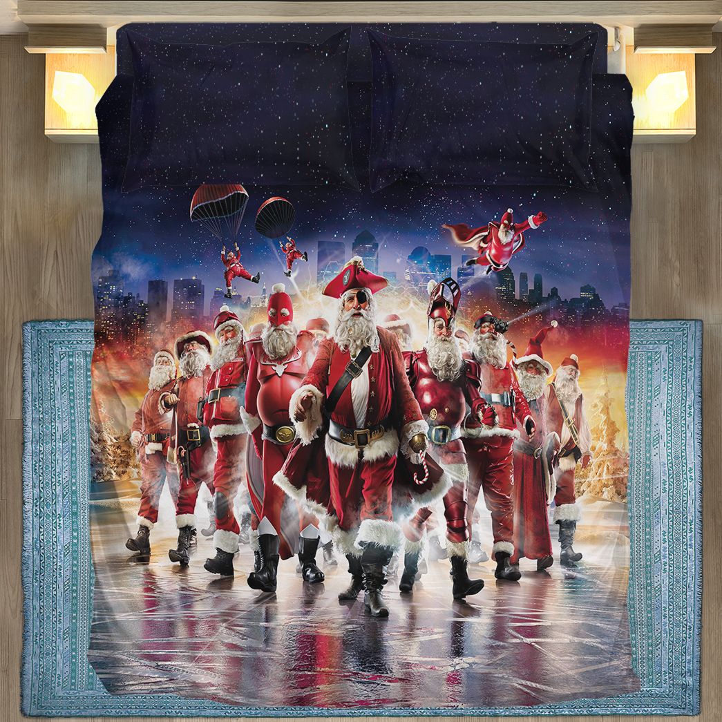 Casespring 3D Santa Claus Army Custom Bedding Set